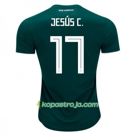Billiga Fotbollströjor Mexiko Jesus C. 17 VM 2018 Hemma tröja